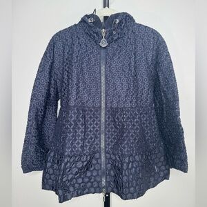 Moncler Navy Textured Jacket